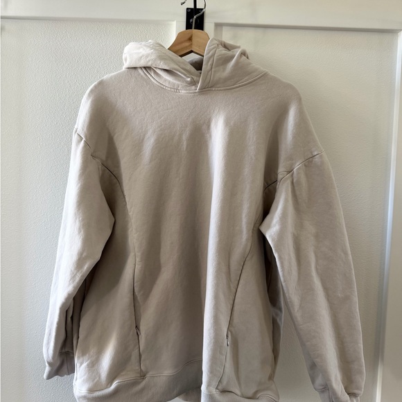 Women's NURSING/BREASTFEEDING Hoodie by All Things Mama Designs in Sand - Picture 2 of 8